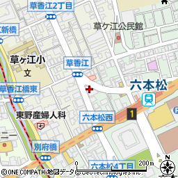 六本松二丁目周辺の地図