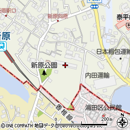 福岡トヨタＵ－Ｃａｒ商品化センター周辺の地図
