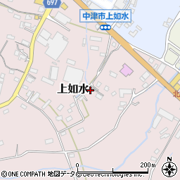 大分県中津市上如水1431周辺の地図