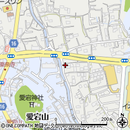 株式会社友清白蟻　高知支店周辺の地図