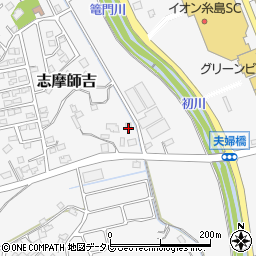 福岡県糸島市志摩師吉464-1周辺の地図