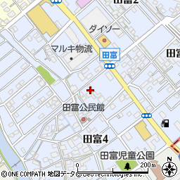 グリーンハイツ田富Ａ周辺の地図