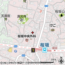 エスポワール桜坂周辺の地図