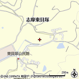 福岡県糸島市志摩東貝塚周辺の地図