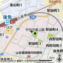 高知県南国市駅前町周辺の地図