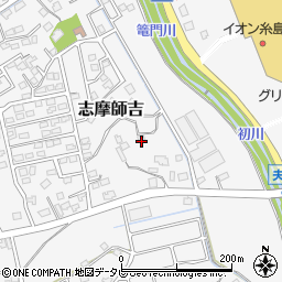福岡県糸島市志摩師吉470周辺の地図