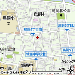 福岡県福岡市城南区鳥飼6丁目22周辺の地図