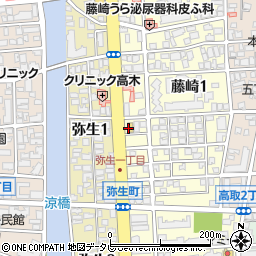 セブンイレブン福岡藤崎１丁目店周辺の地図