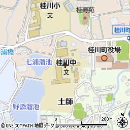 桂川町立桂川中学校周辺の地図