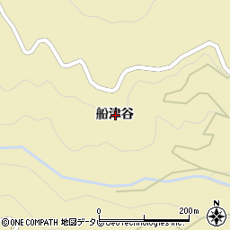 徳島県海部郡海陽町船津船津谷周辺の地図
