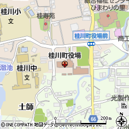 桂川町役場周辺の地図