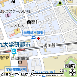 タカラ薬局伊都東店周辺の地図