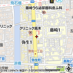 ヤマハ　藤崎センター周辺の地図