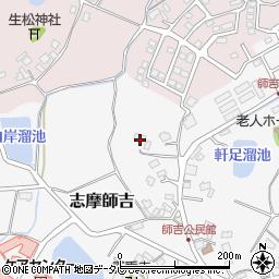 福岡県糸島市志摩師吉854-1周辺の地図