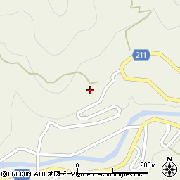 愛媛県喜多郡内子町上川3408周辺の地図