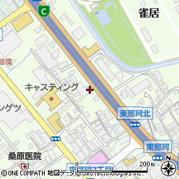 賃貸自動車福岡店周辺の地図