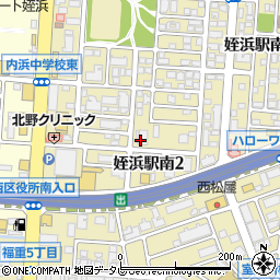 姪浜変電所周辺の地図