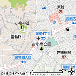福岡県福岡市中央区警固3丁目1-3周辺の地図