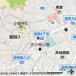 福岡県福岡市中央区警固3丁目1-2周辺の地図