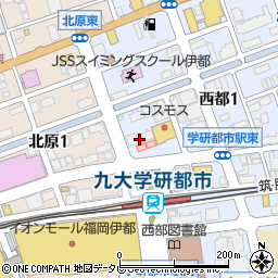 モントーレ九大学研都市駅前クレール周辺の地図
