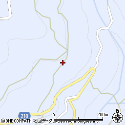 愛媛県上浮穴郡久万高原町黒藤川1603周辺の地図