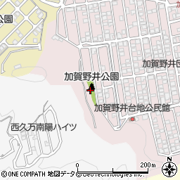加賀野井公園周辺の地図