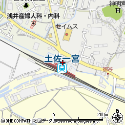 四国開発建設株式会社　高知営業所周辺の地図