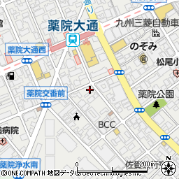 薬院パーク３駐車場 福岡市 駐車場 コインパーキング の住所 地図 マピオン電話帳