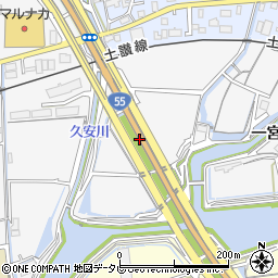 高知県高知市一宮南町周辺の地図