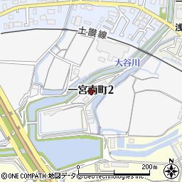 高知県高知市一宮南町2丁目周辺の地図