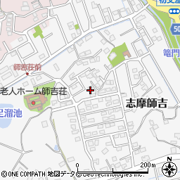 福岡県糸島市志摩師吉732-12周辺の地図