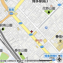 サイクリー福岡店周辺の地図