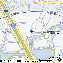 山崎ノ丸排水機場周辺の地図
