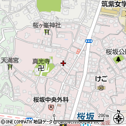 【駐車場間違い注意】桜坂2丁目パーキング周辺の地図