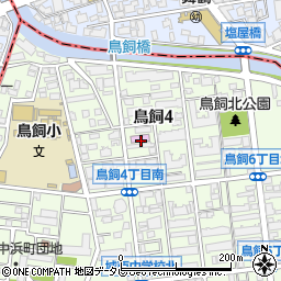 福岡スイミングクラブ周辺の地図