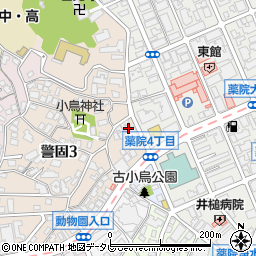 福岡県福岡市中央区警固3丁目1-20周辺の地図