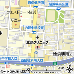 からあげキング　姪浜駅南店周辺の地図