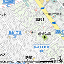 福岡県電気安全サービス　本部周辺の地図