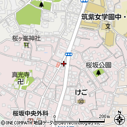 船津理容館周辺の地図
