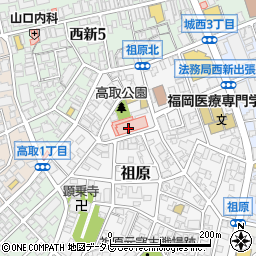 福岡大学西新病院（福岡大学）周辺の地図