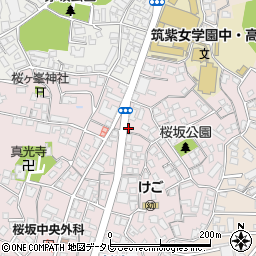 桜坂１丁目１９０パーキング周辺の地図