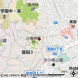 福岡県福岡市中央区警固3丁目11-49周辺の地図