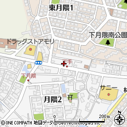 福岡東環状線周辺の地図