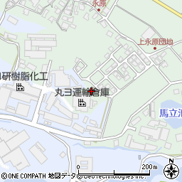 上永原集会所周辺の地図
