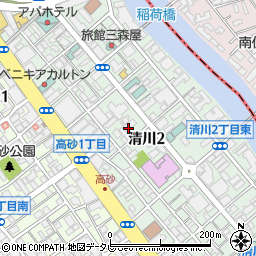 社団法人福岡県柔道整復師会周辺の地図