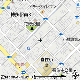 福岡県福岡市博多区博多駅南周辺の地図
