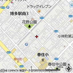 福岡県福岡市博多区博多駅南周辺の地図