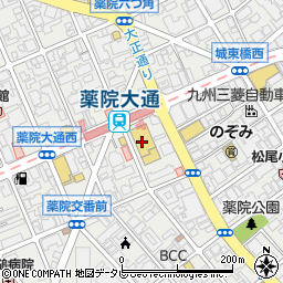 ＵＲアーベイン薬院大通駅前周辺の地図