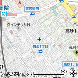 福岡　経理代行センター周辺の地図