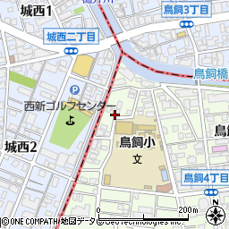 福岡県福岡市城南区鳥飼4丁目16周辺の地図